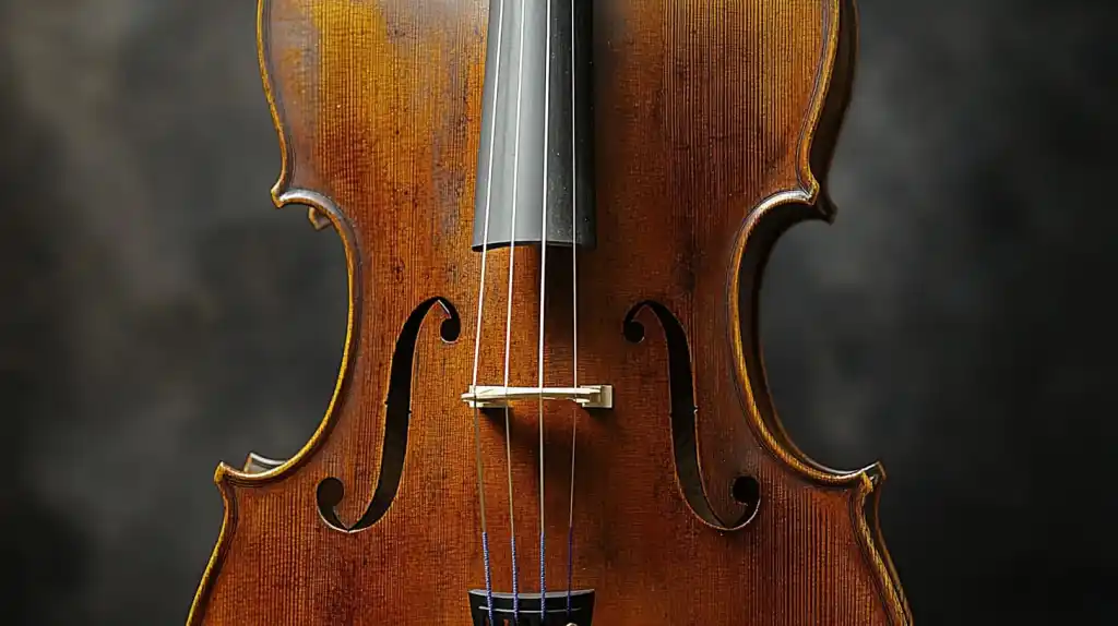 Stradivarius style cello details