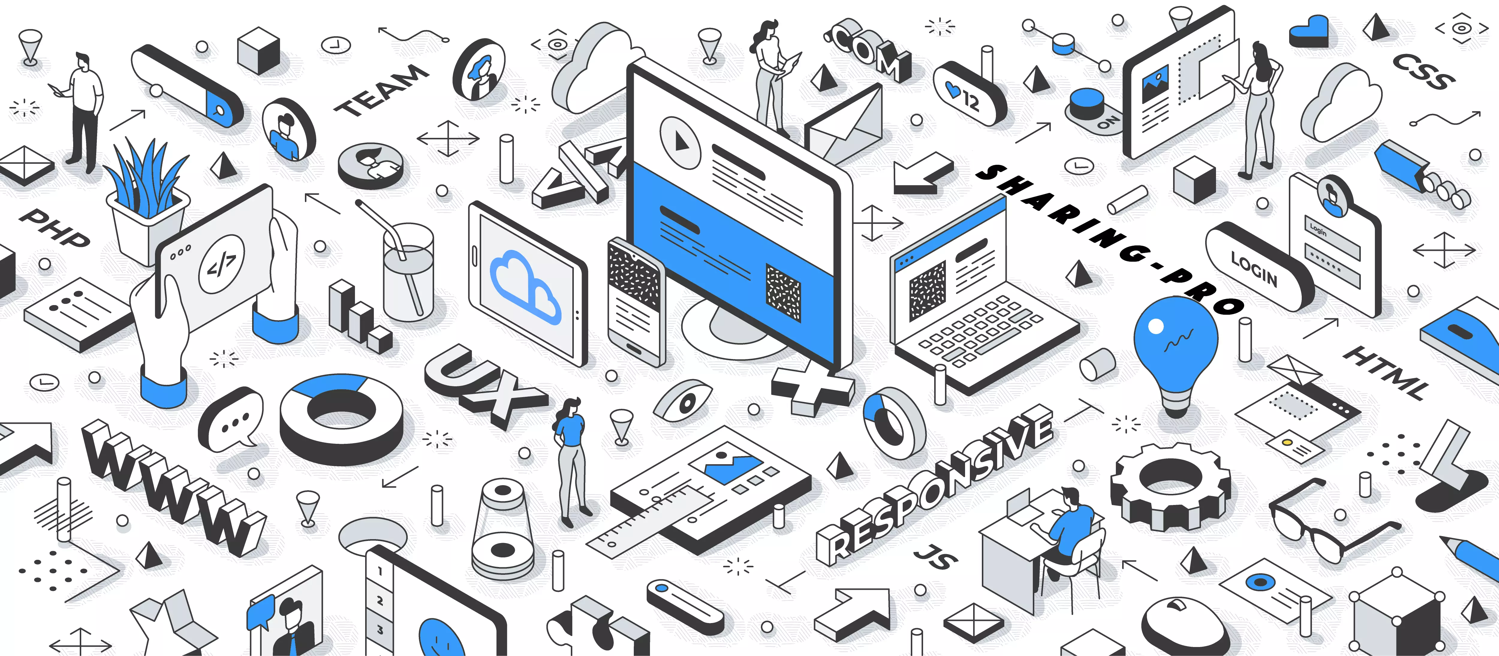 Web Development Illustration