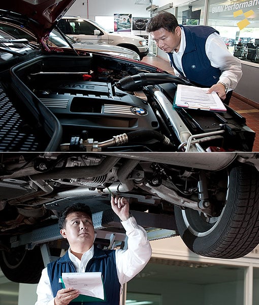 BMW原廠認證中古車經過360度全方位檢查